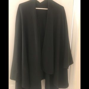 Carlisle dark Green wool cape shawl